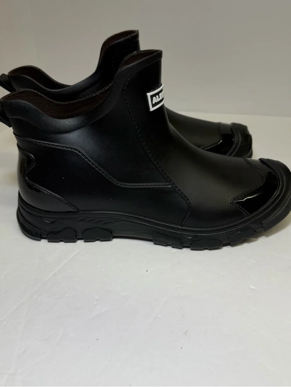 ALBICKER‎ Black Chelsea Rain Boots size US 9.5EU 40